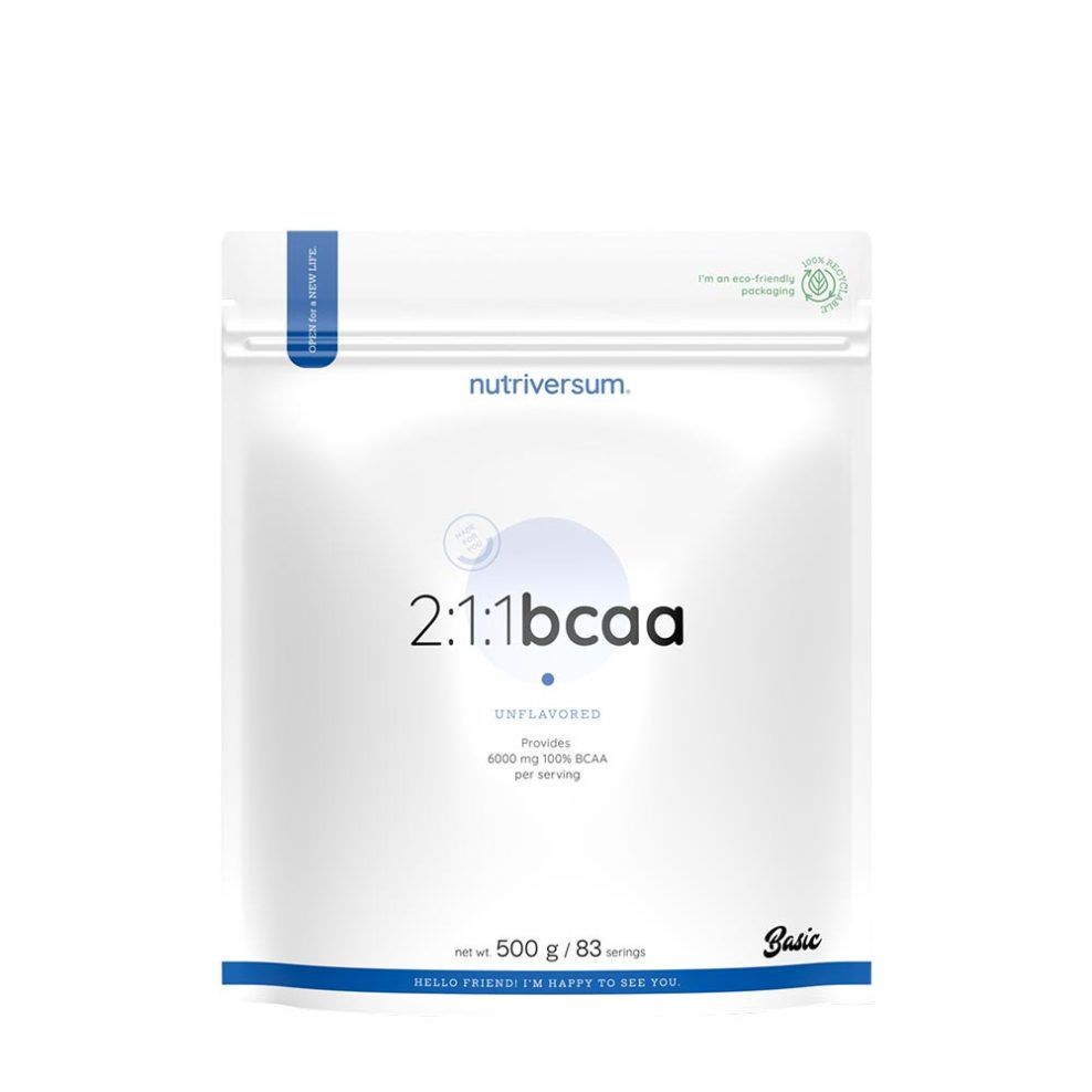 BCAA 2:1:1, Nutriversum 2:1:1 BCAA - BASIC, 500 g