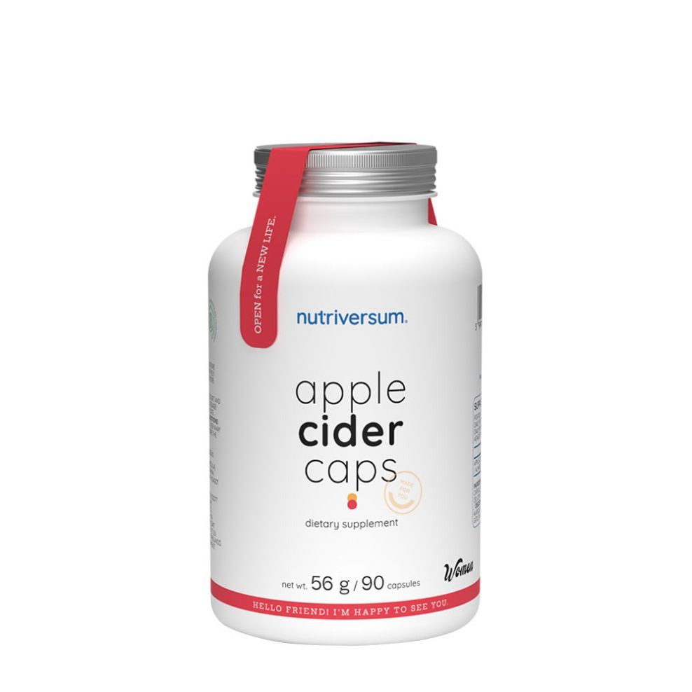 Almaecet kapszula nőknek, Nutriversum Apple Cider Caps - WOMEN, 90 kapszula