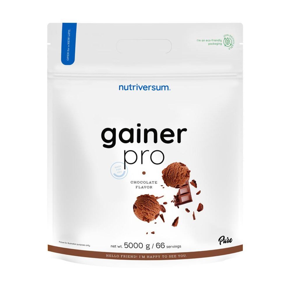 Tömegnövelő italpor, Nutriversum Gainer Pro, 5 kg