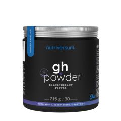Növekedési hormon italpor, Nutriversum GH Powder, 315 g, feketeribizli íz