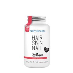 Haj-, bőr- és körömápoló kapszula, Nutriversum Hair Skin Nail - WSHAPE, 60 lágykapszula