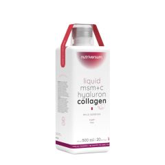 MSM, C-vitamin, hialuronsav és kollagén nőknek, Nutriversum Liquid MSM+C Hyaluron Collagen - WOMEN, 500 ml