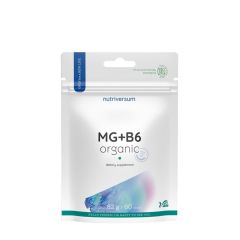 Magnézium és B6-vitamin, Nutriversum Mg+B6, 60 tabletta
