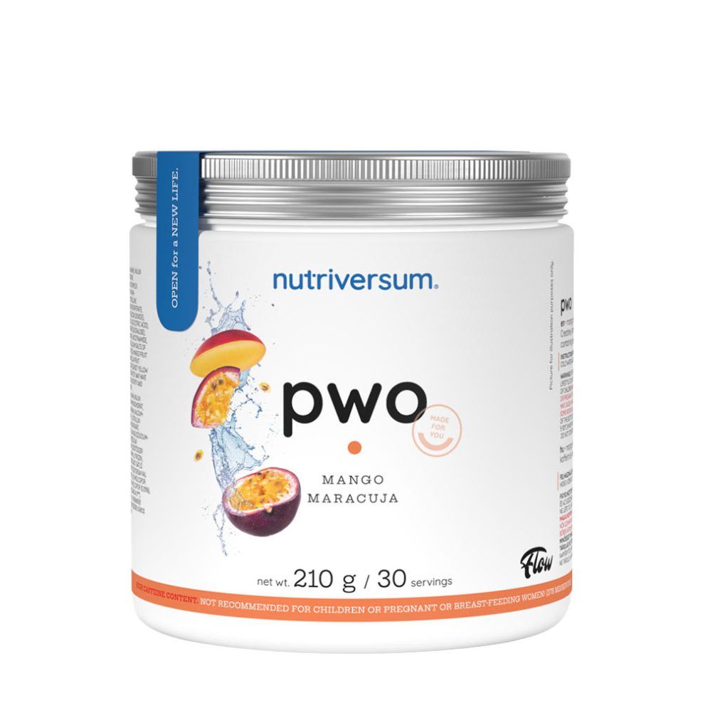 Edzés előtti formula, Nutriversum PWO, 210 g