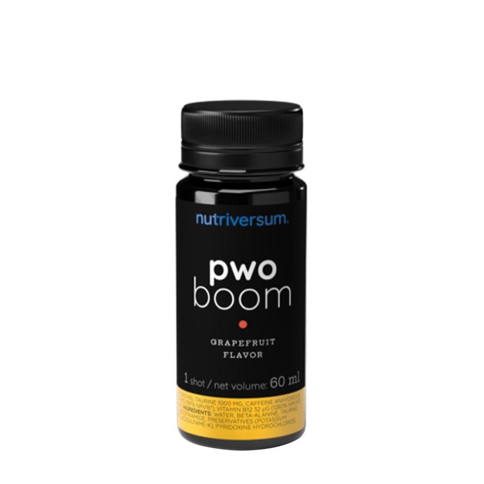 Edzés előtti shot, Nutriversum Pwo Boom Shot, 60 ml