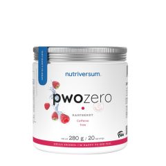 Koffeinmentes edzés előtti formula, Nutriversum PWO Zero Caffeine, 280 g, málna íz