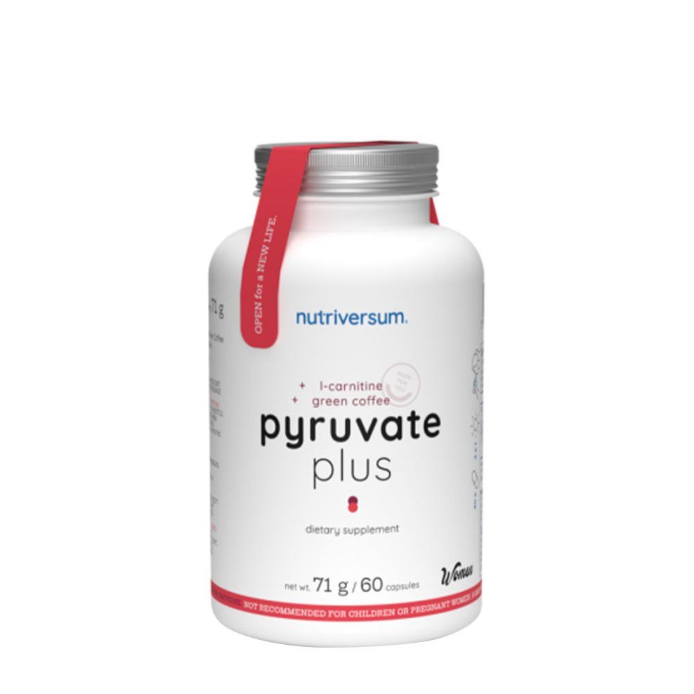 Női piruvát kapszula, Nutriversum Pyruvate Plus - WOMEN, 60 kapszula