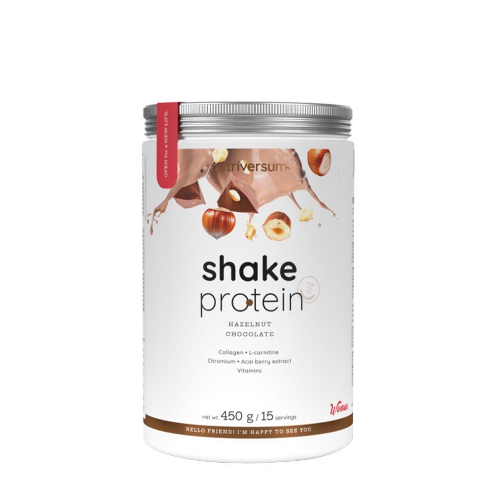 Női fehérjeturmix, Nutriversum Shake Protein - WOMEN, 450 g