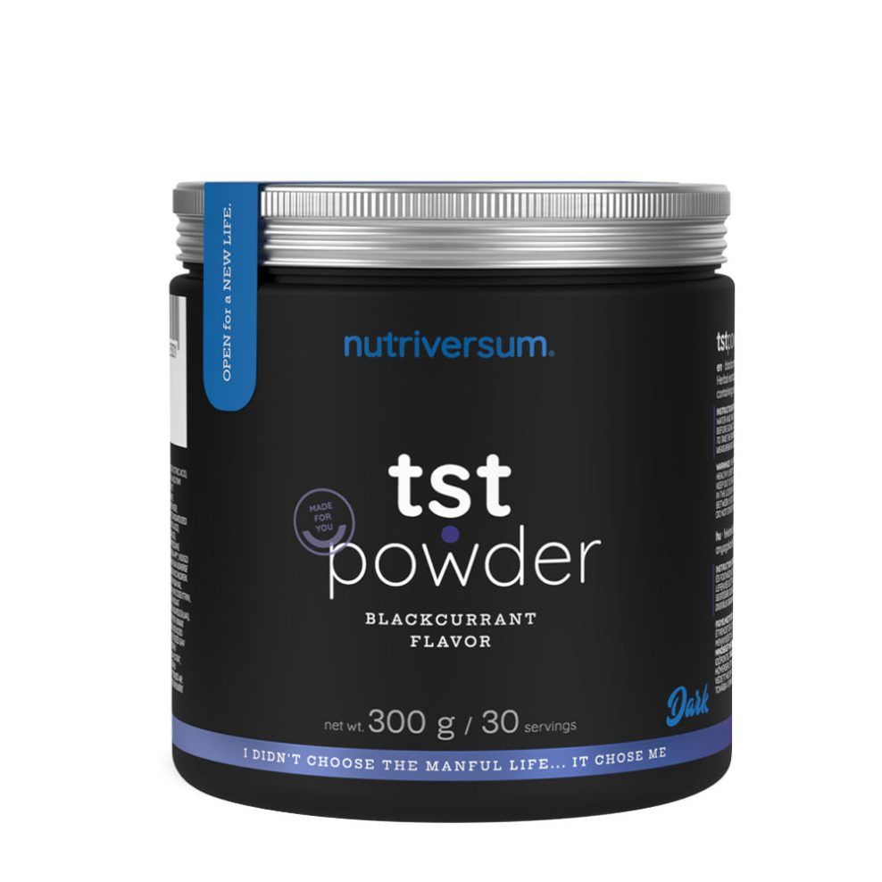 TST por, Nutriversum TST Powder, 300 g, feketeribizli íz