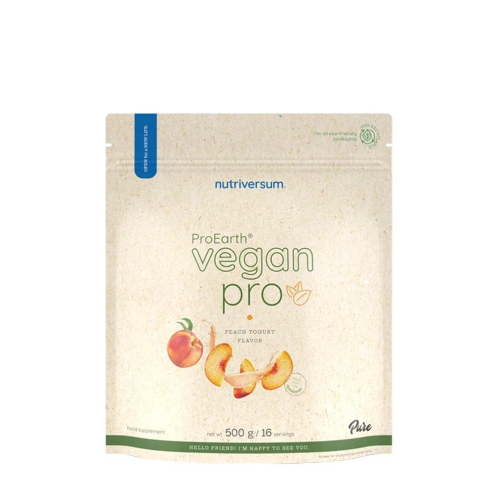 Vegán fehérjepor, Nutriversum Vegan Pro ProEarth® Protein Powder, 500 g