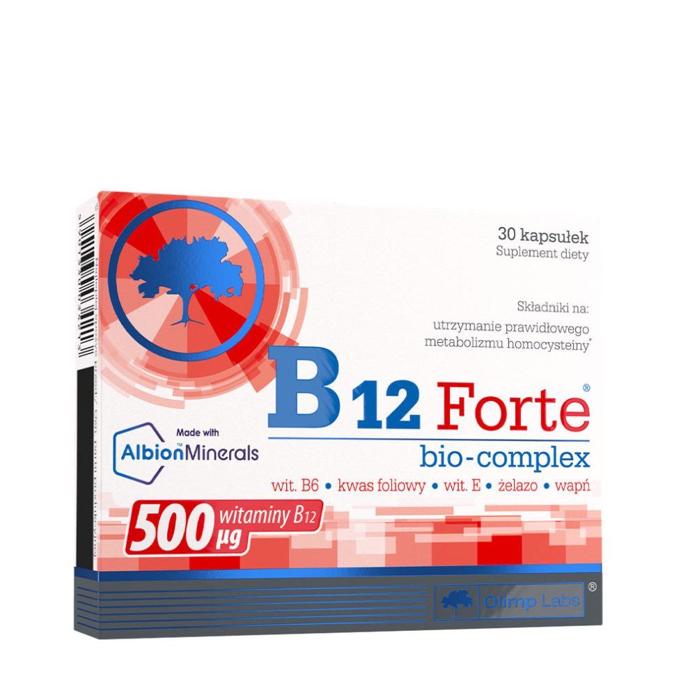 B12-vitamin-komplex, Olimp Labs B12 Forte™ Bio-complex, 30 kapszula