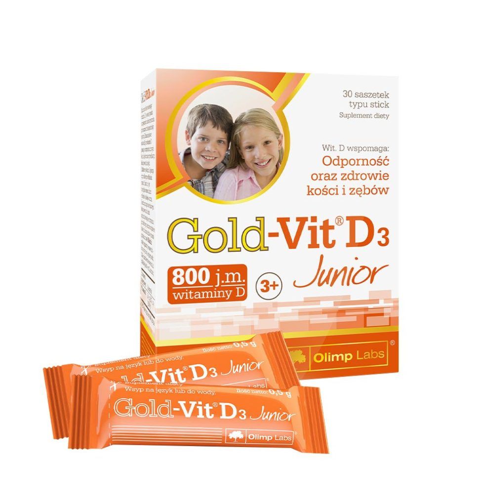 D3-vitamin gyerekeknek, Olimp Labs Gold-vit D3 Junior, 30 tasak