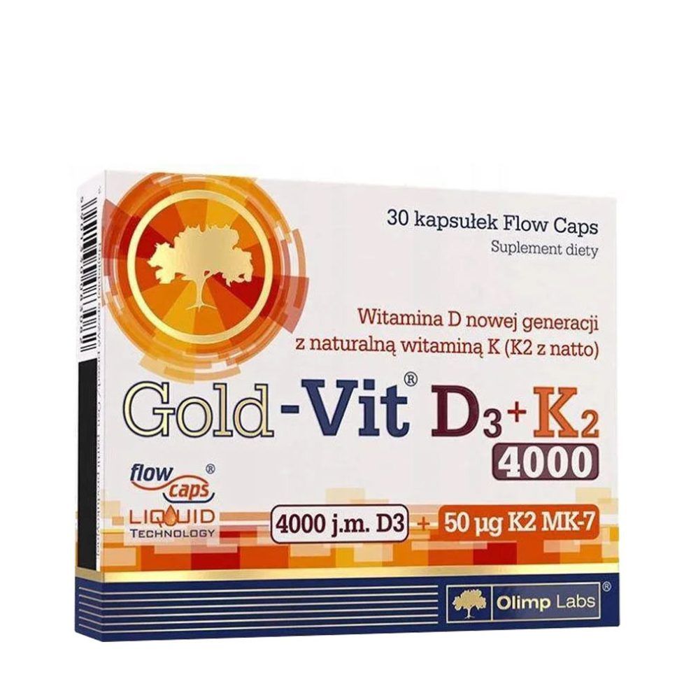 D3- és K2-vitamin 2000 NE, Olimp Labs Gold-Vit® D3+K2 2000 IU, 30 kapszula
