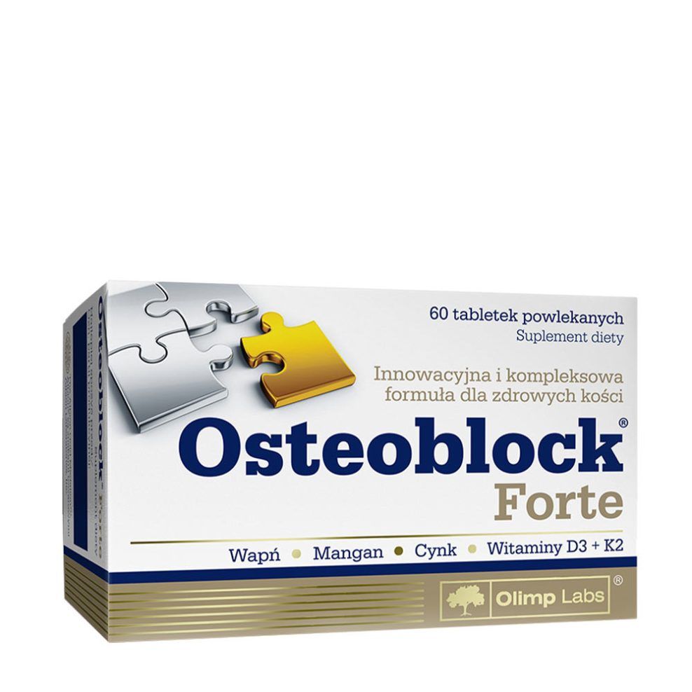 Kalcium- és csonttámogató formula, Olimp Labs Osteoblock Forte, 60 tabletta