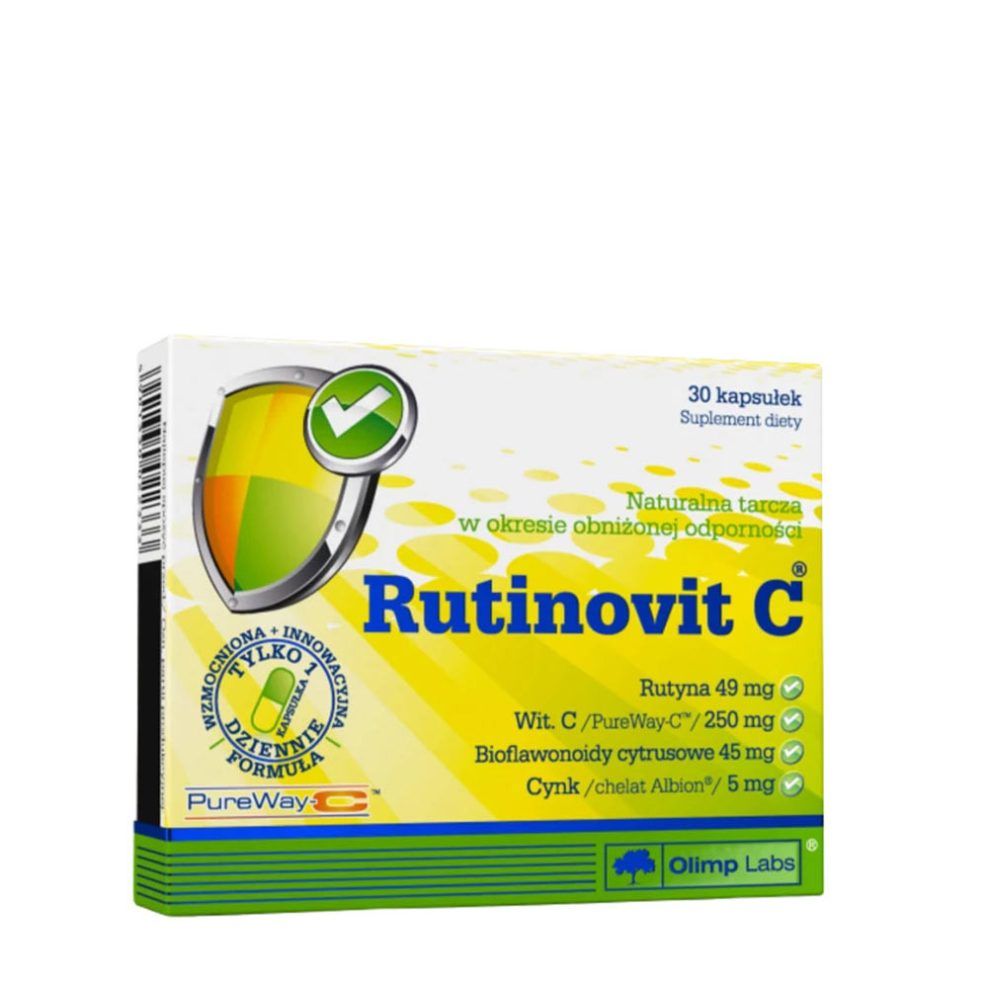 Rutin C-vitaminnal, Olimp Labs Rutinovit C, 30 kapszula