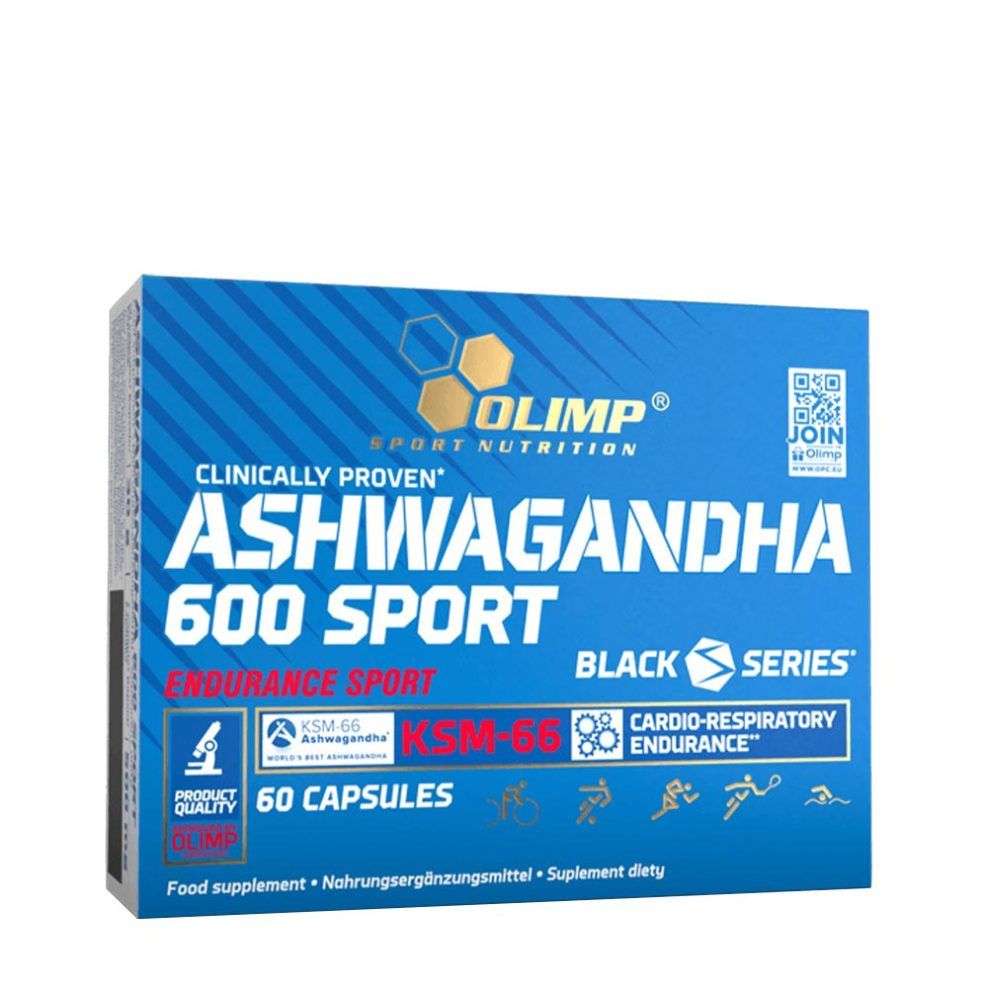 Ashwagandha kivonat 600 mg, Olimp Sport Ashwagandha 600 Sport, 60 kapszula
