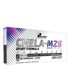 Magnézium-cink-b6-vitamin komplex, Olimp Sport Chela-MZB Sport Formula Mega Caps, 60 kapszula