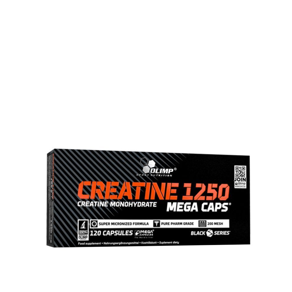 Kreatin-monohidrát, Olimp Sport Creatine Mega Caps, 120 kapszula