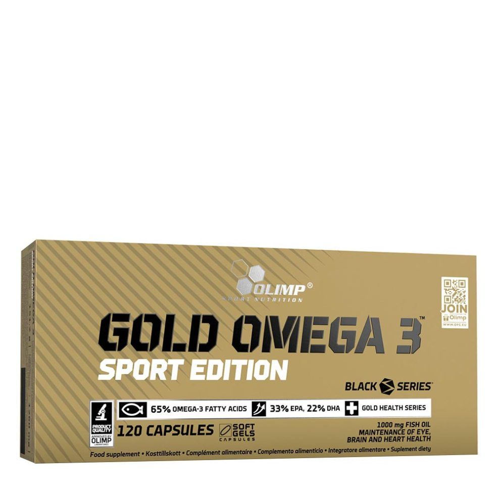 Omega-3 zsírsavak, Olimp Sport Gold Omega 3 Sport Edition, 120 kapszula
