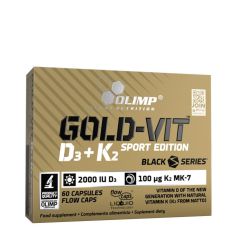 D3- és K2-vitamin, Olimp Sport Gold-vit D3+K2 Sport Edition, 60 kapszula