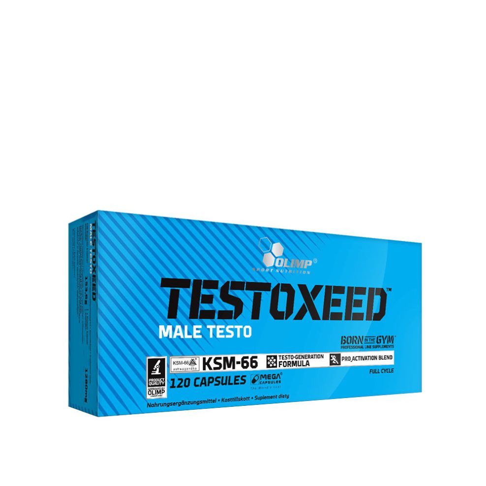 Férfi vitalitást támogató formula, Olimp Sport Testoxeed Mega Capsules, 120 kapszula