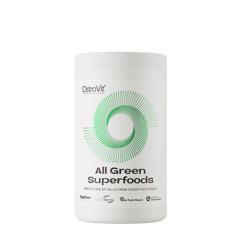 Zöld szuperélelmiszer-keverék, OstroVit All Green Superfoods, 345 g