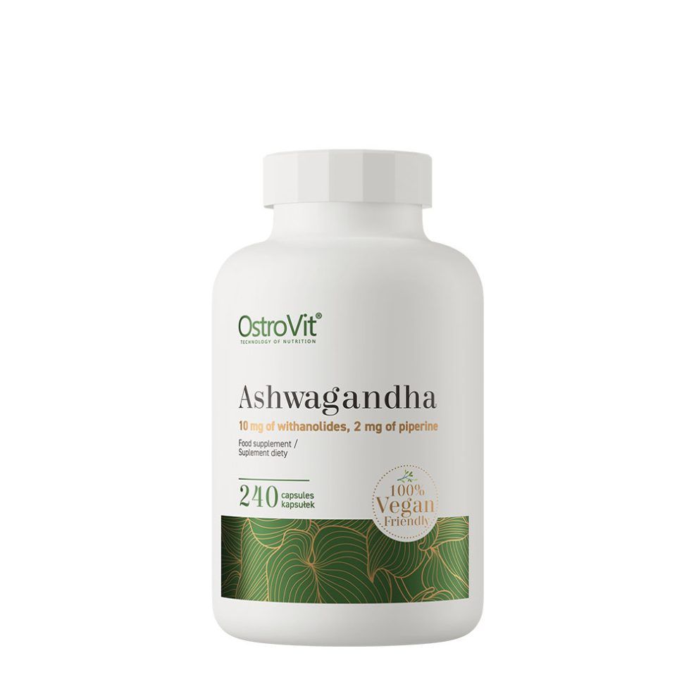 Ashwagandha, OstroVit Ashwagandha VEGE, 240 kapszula