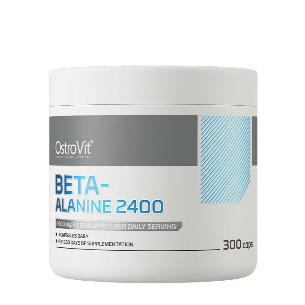 Béta-alanin 2400 mg, OstroVit Beta-Alanine 2400 mg, 300 kapszula
