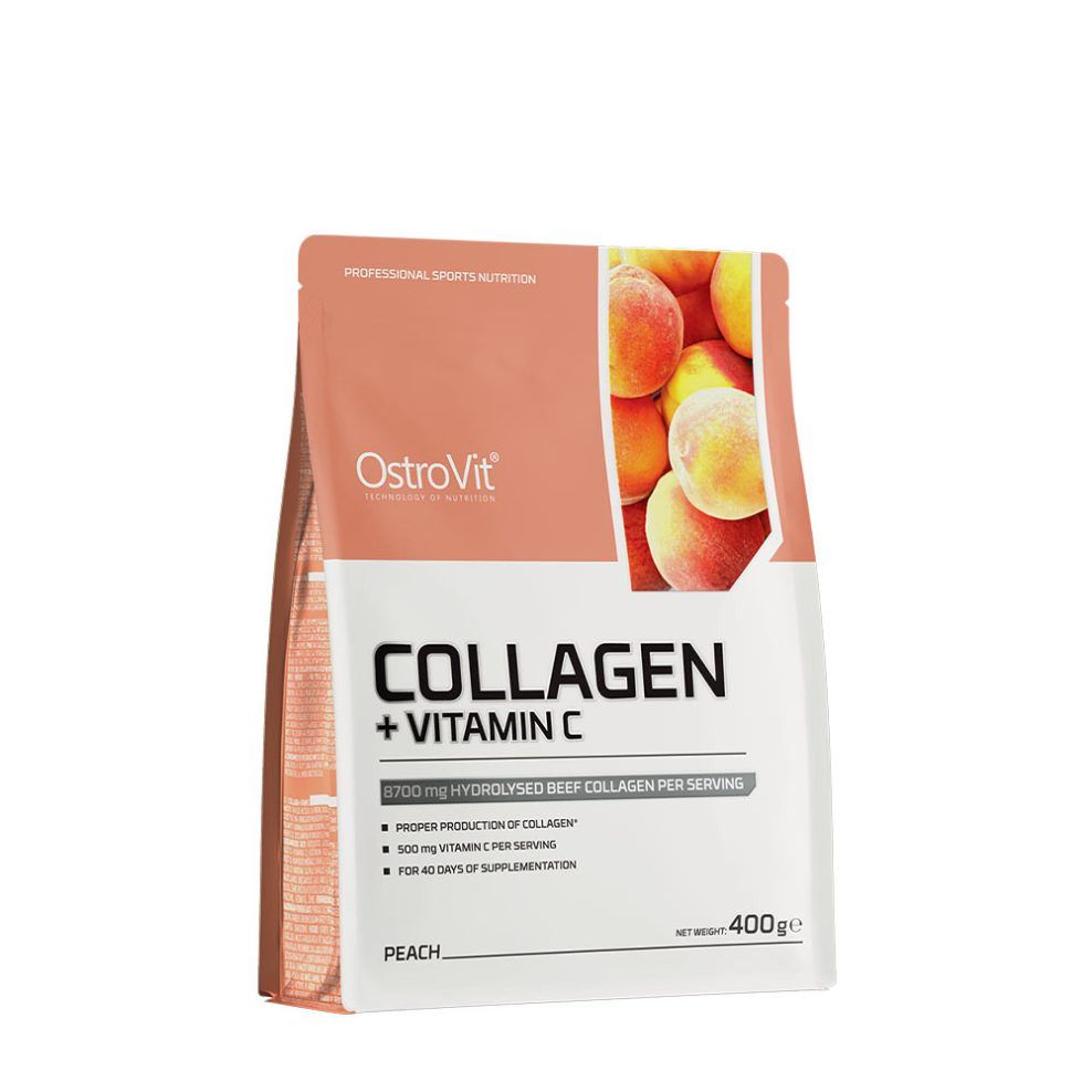 Kollagén C-vitaminnal, OstroVit Collagen + Vitamin C, 400 g