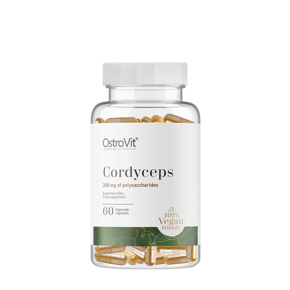 Cordyceps-kivonat, OstroVit Cordyceps Vege, 60 kapszula