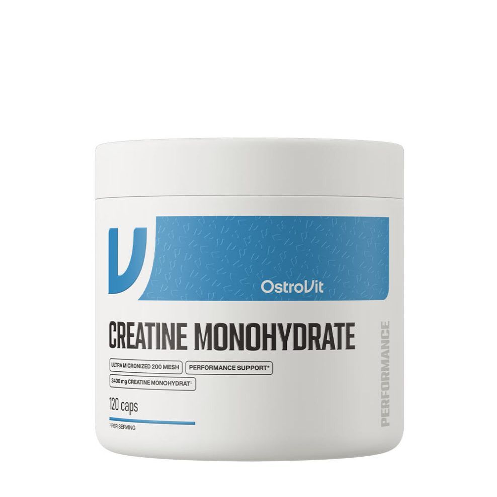 Kreatin-monohidrát, OstroVit Creatine Monohydrate, 120 kapszula