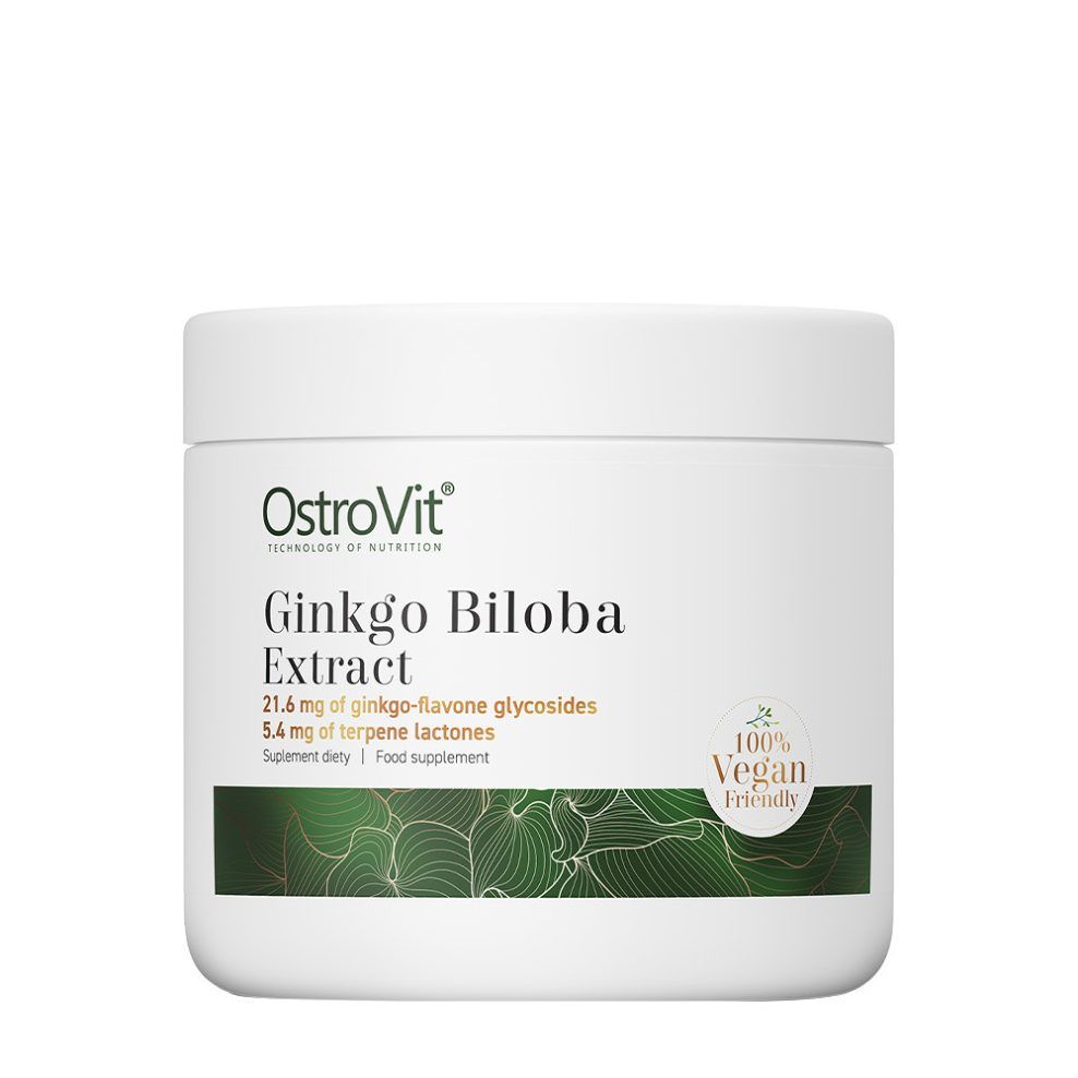 Ginkgo biloba kivonat, OstroVit Ginkgo Biloba Extract Vege, 50 g