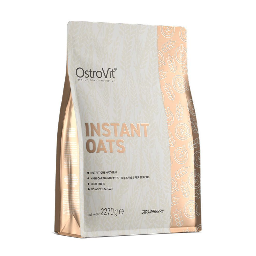 Instant zabpehely, OstroVit Instant Oats, 800 g, eper íz