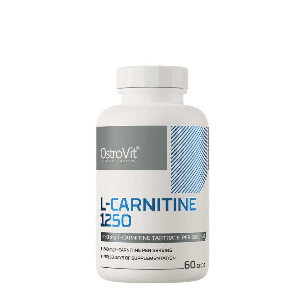 L-karnitin 1250 mg, OstroVit L-Carnitine 1250 mg, 60 kapszula
