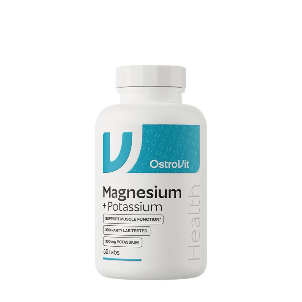 Magnézium és kálium, OstroVit Magnesium + Potassium, 60 tabletta