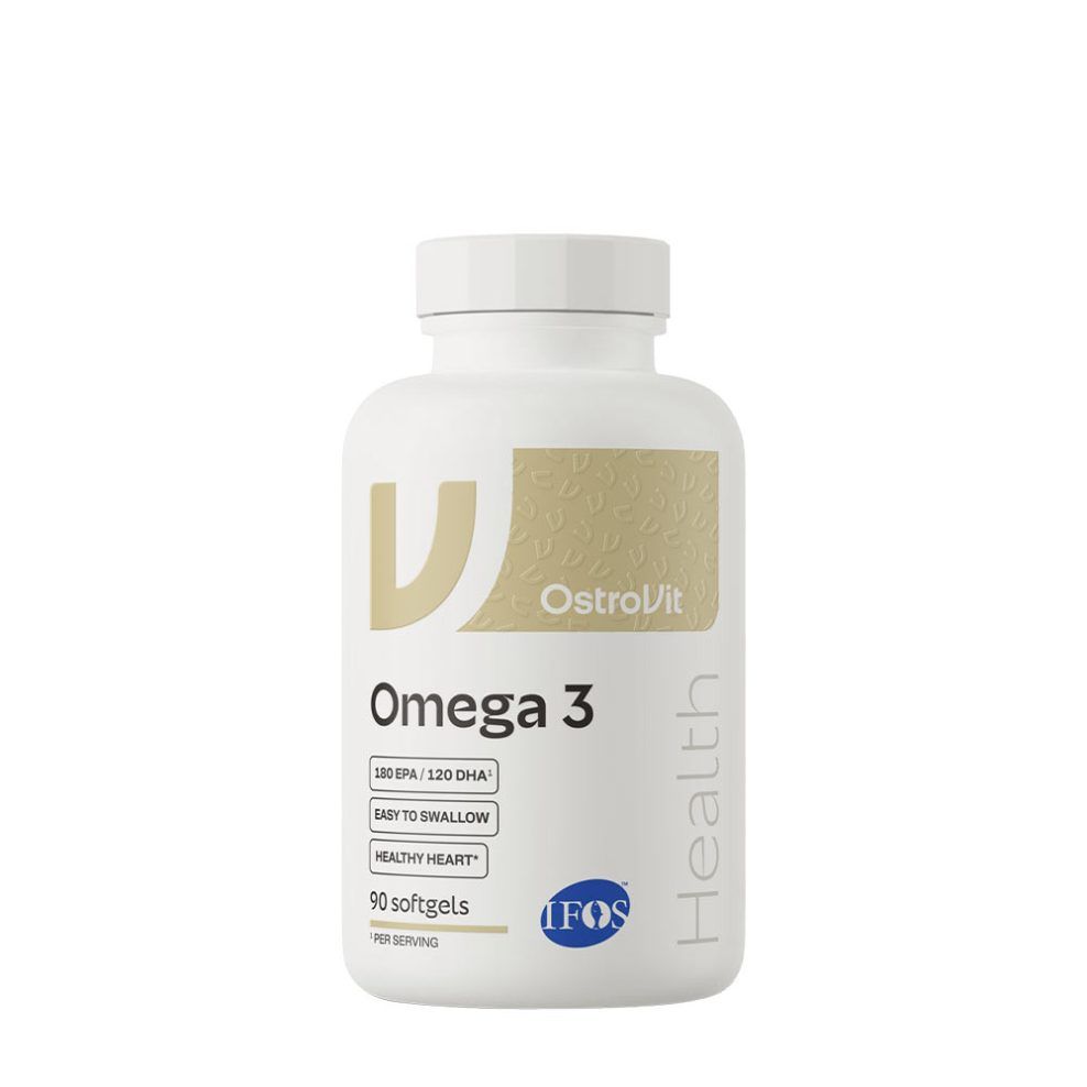 Könnyen lenyelhető omega-3, OstroVit Omega 3 Easy To Swallow, 90 kapszula