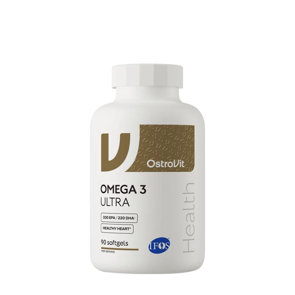 Omega-3, OstroVit Omega 3 ULTRA, 90 kapszula