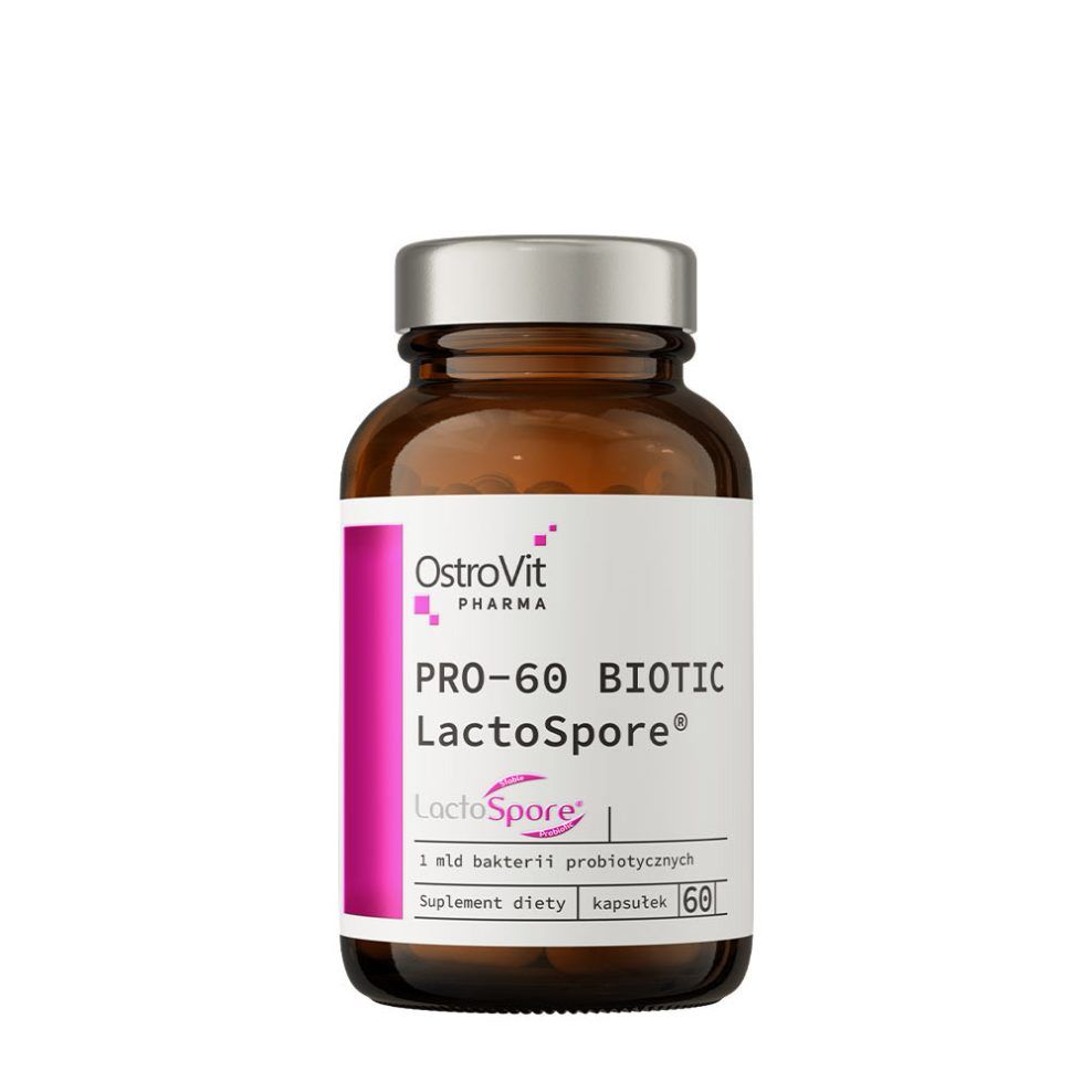 Probiotikum 60 milliárd CFU, OstroVit PRO-60 BIOTIC LactoSpore®, 60 kapszula