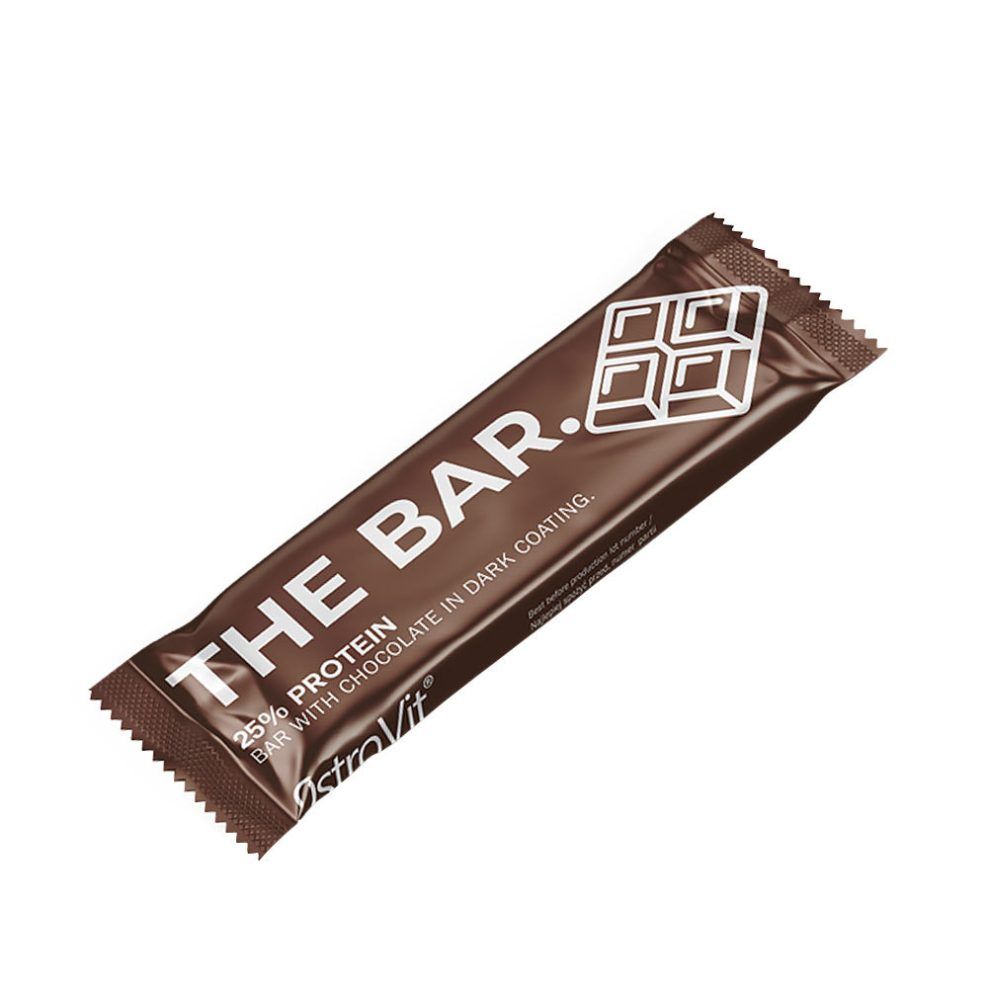 Fehérjeszelet, OstroVit THE BAR., 60 g, csokoládé íz