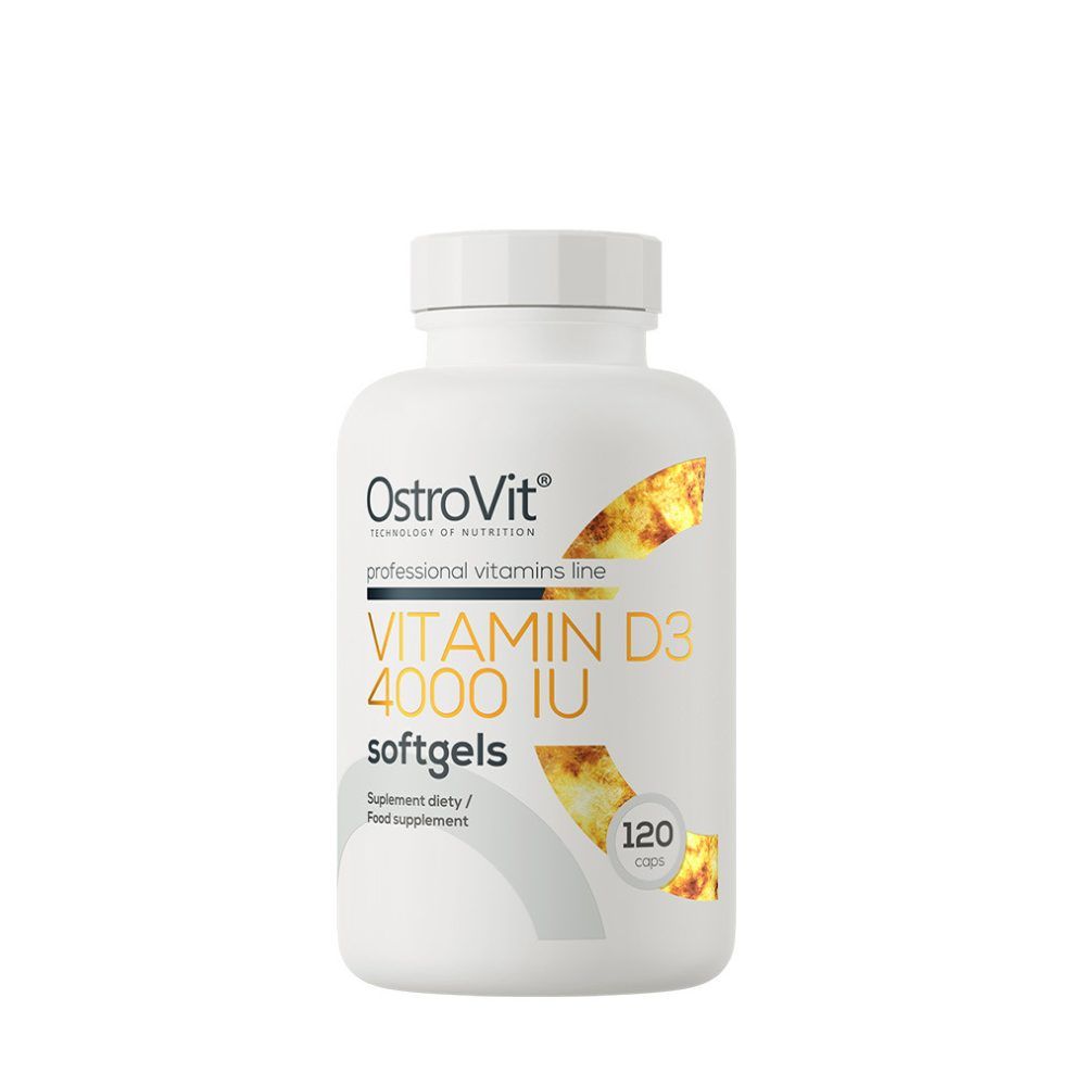 D3-vitamin 4000 NE, OstroVit Vitamin D3 4000 IU, 120 kapszula