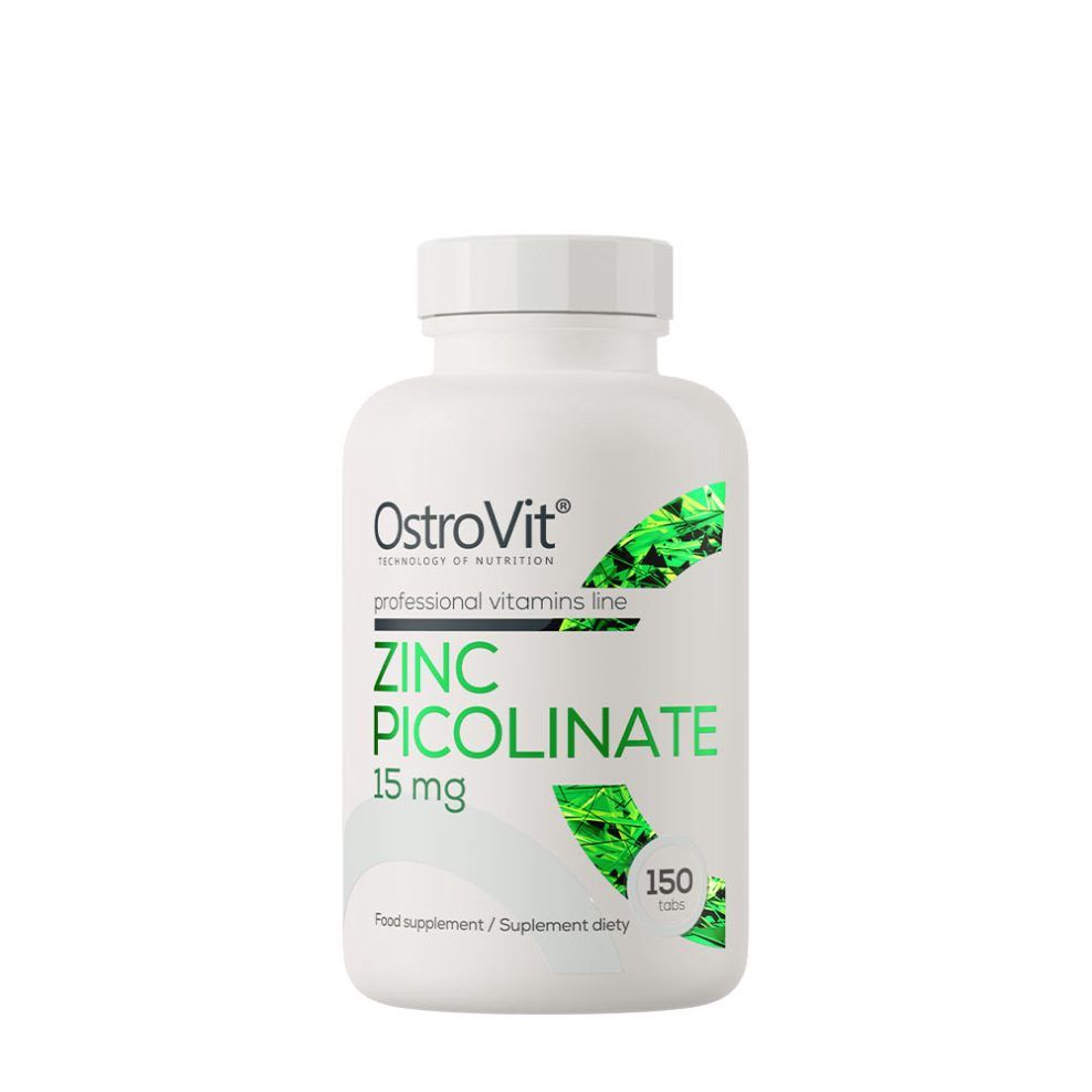 Cink-pikolinát, OstroVit Zinc Picolinate, 150 tabletta