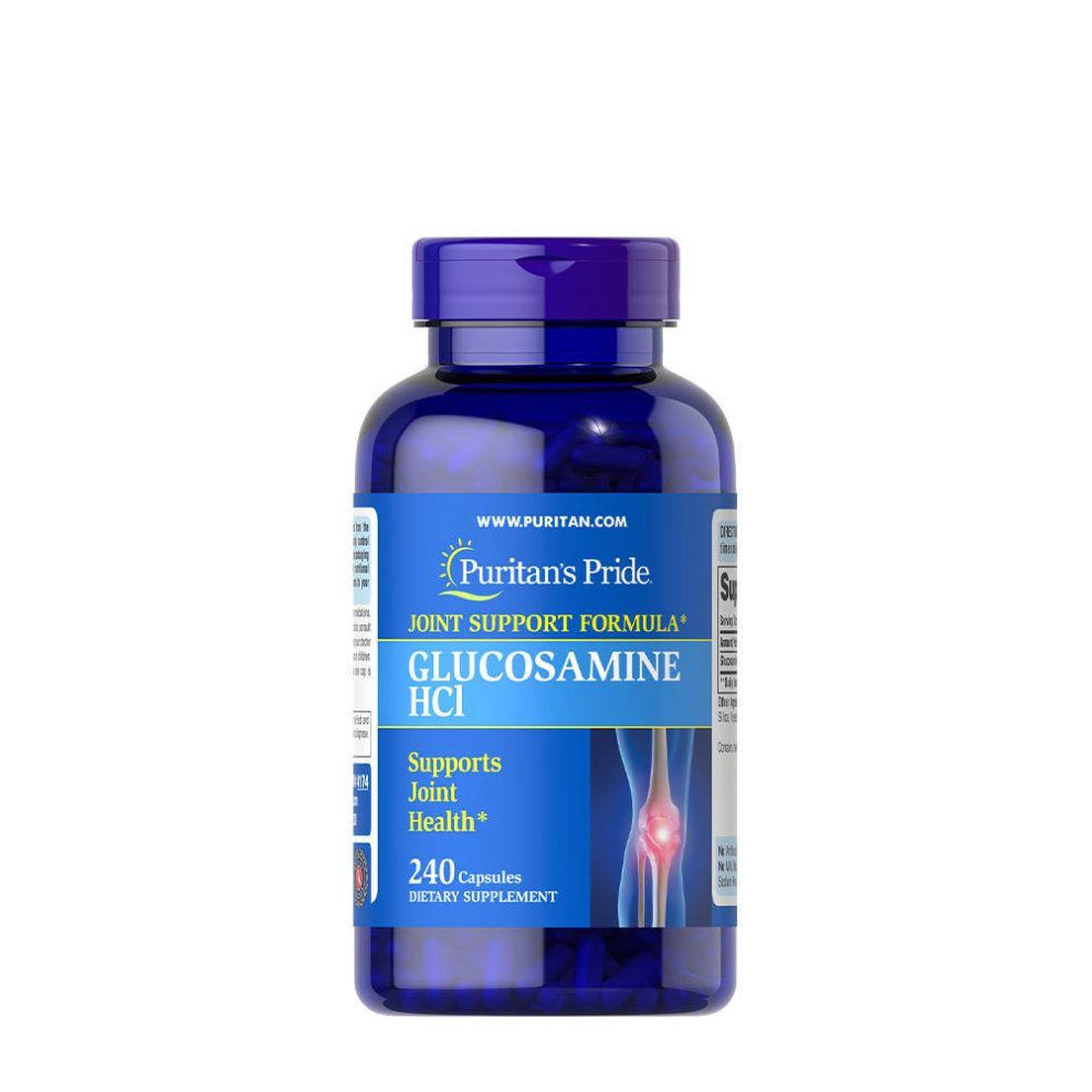 Glükozamin-HCl 680 mg, Puritan's Pride Glucosamine HCl 680 mg, 240 kapszula