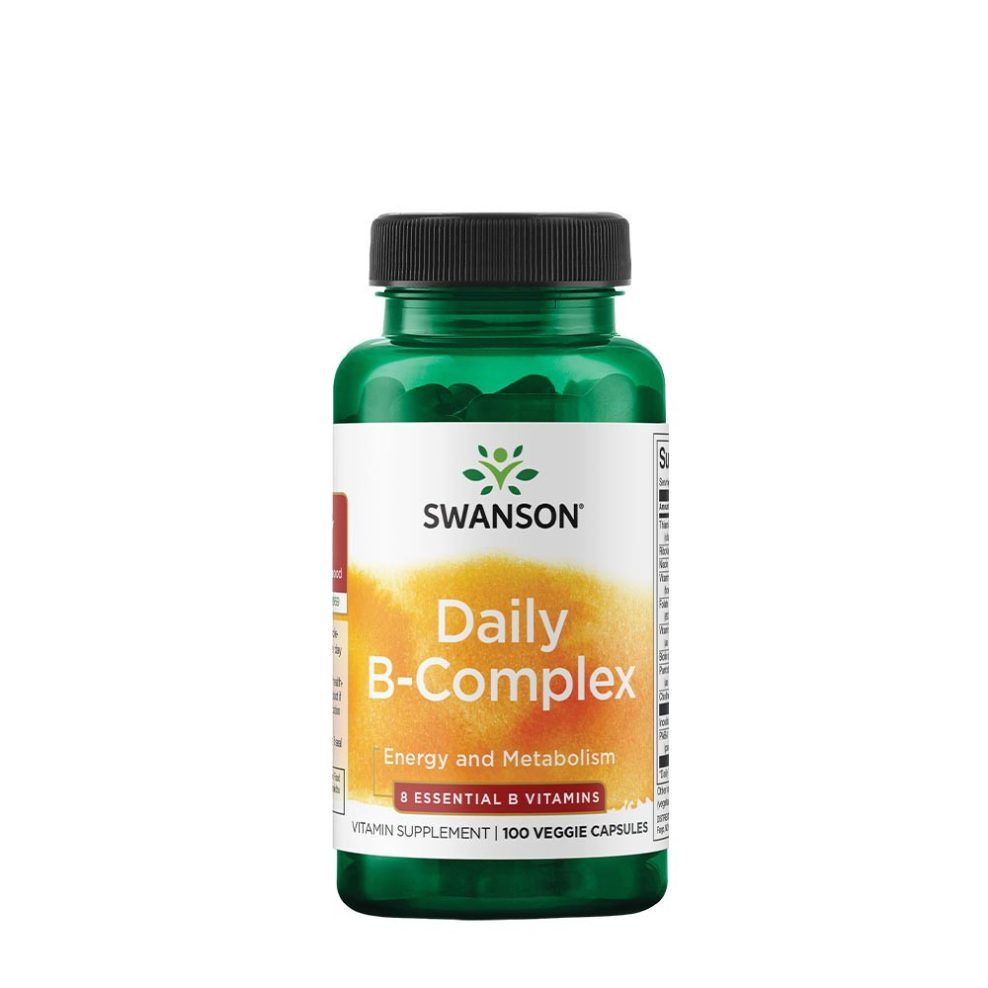 Napi B-komplex, Swanson Daily B-Complex, 100 kapszula