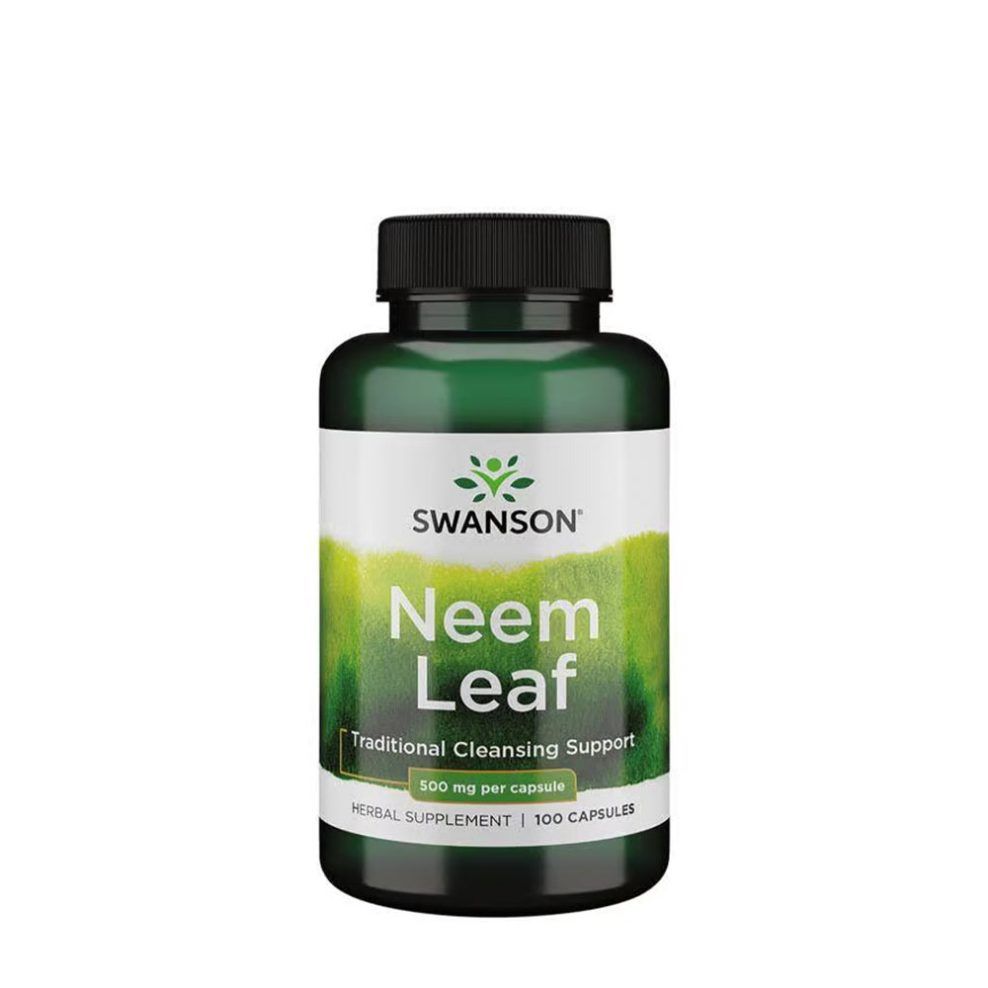 Neem levél, Swanson Neem Leaf, 100 kapszula