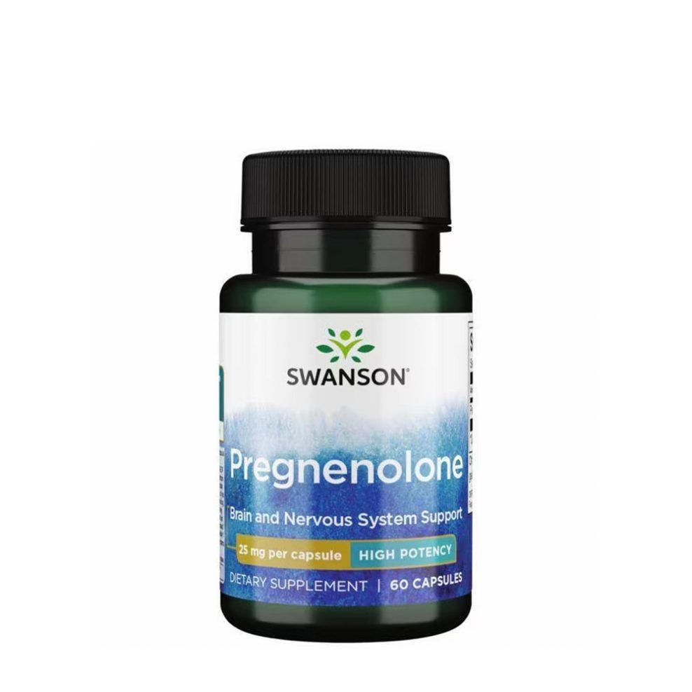 Pregnenolon, Swanson Pregnenolone, 60 kapszula