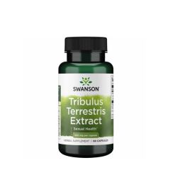 Tribulus terrestris kivonat, Swanson Tribulus Terrestris Extract, 60 kapszula