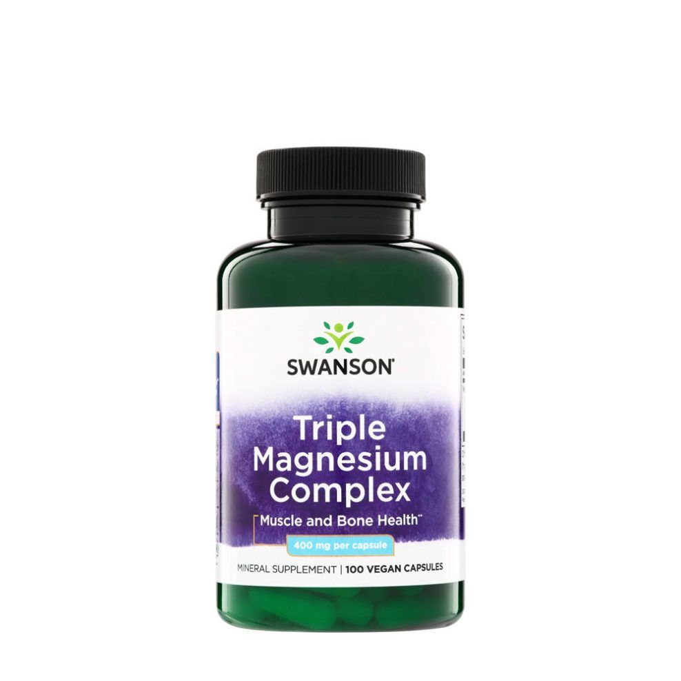 Háromféle magnézium-komplex, Swanson Triple Magnesium Complex, 100 kapszula