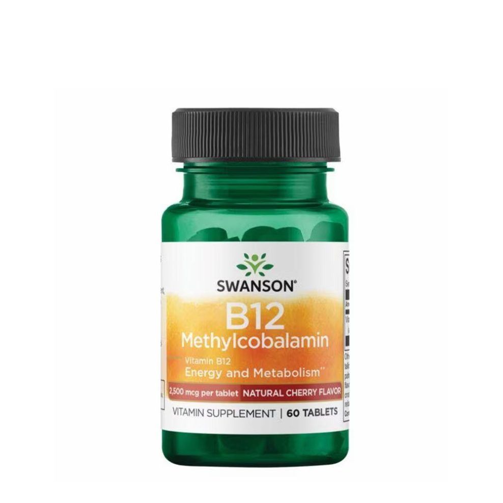 B12-vitamin metilkobalamin, Swanson Vitamin B12 Methylcobalamin, 60 tabletta