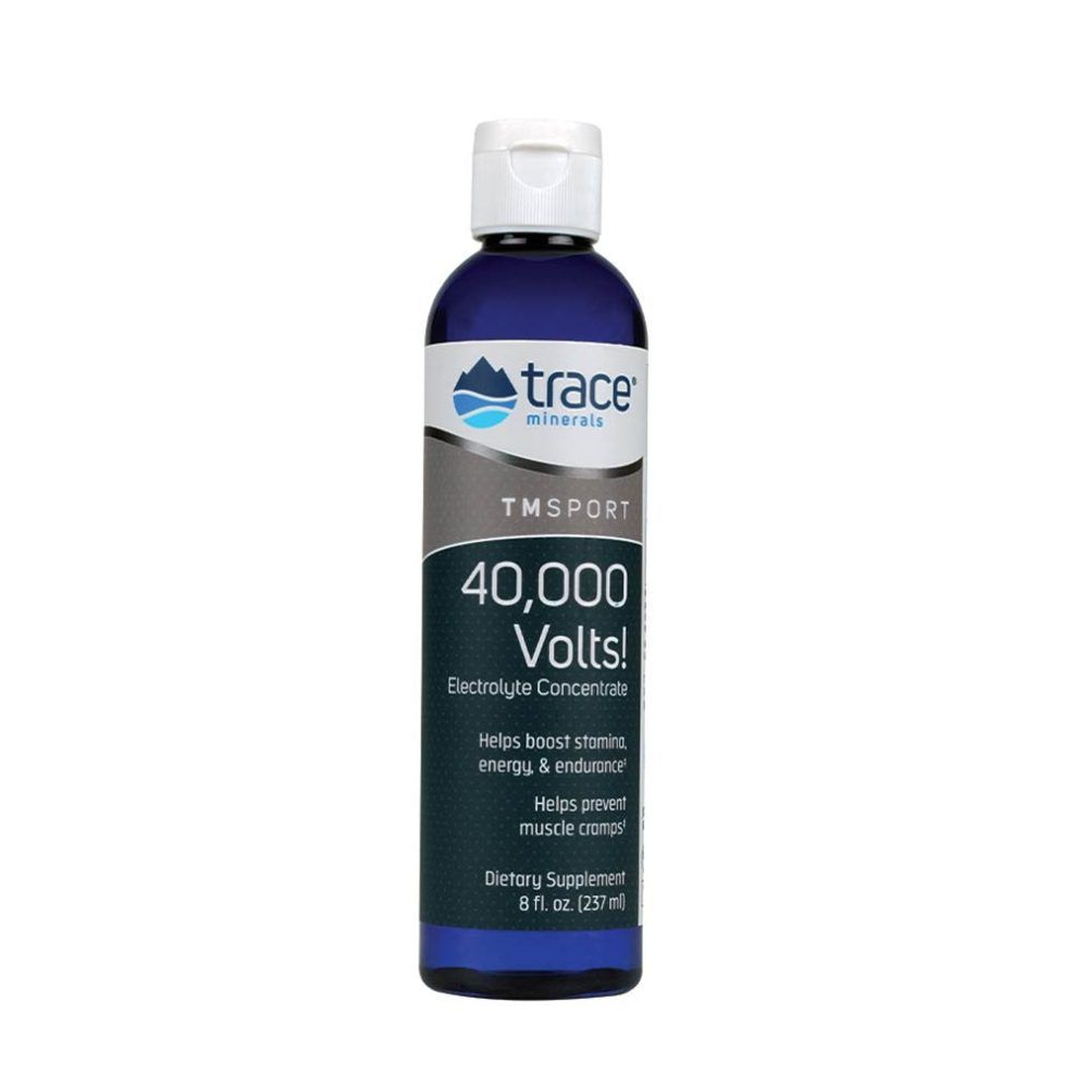 Elektrolit-koncentrátum, Trace Minerals 40,000 Volts Electrolyte Concentrate, 237 ml