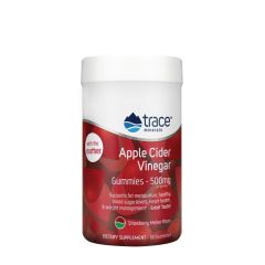 Almaecetes gumivitamin, Trace Minerals Apple Cider Vinegar, 60 gumicukor, eper-görögdinnye íz
